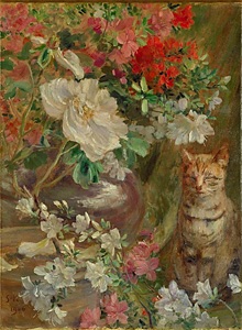 花と猫 文化遺産オンライン