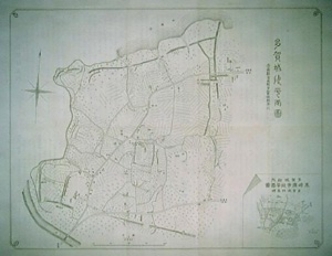 史蹟陸前多賀城阯平面図