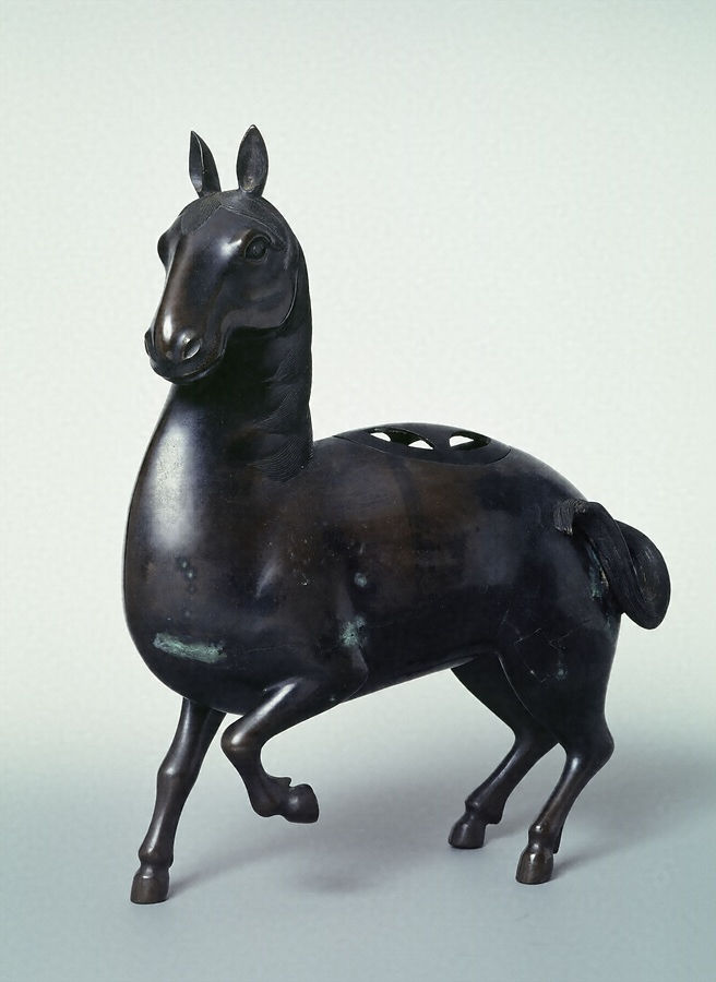 青銅製馬香炉 文化遺産オンライン