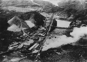 飯塚附近の炭坑