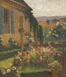 画家の家の庭