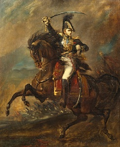 突撃するナポレオン軍の将軍
