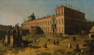 ローマ、クィリナーレ宮殿の広場