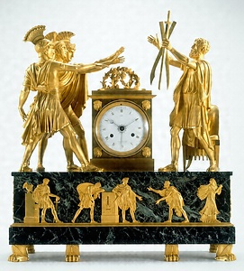 ウーディノ元帥所有の置き時計「ホラティウス兄弟の誓い」