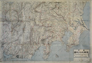 東京近傍近県旅行地図