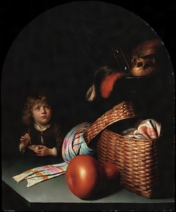 Still Life with a Boy Blowing Soap-bubbles