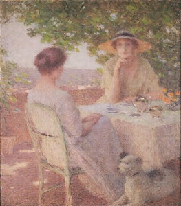 Two Woman on the Terrace