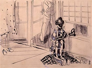 Illustration no. 29 to the Novel "Bokuto Kidan" by Kafu Nagai