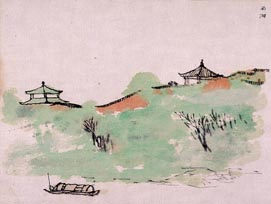 Lake Xi from &quot;Sketches from the Trip to India and Other Asian Countries&quot;