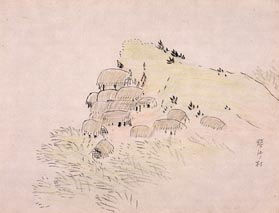 The Village of Zhenjiang from &quot;Sketches from the Trip to India and Other Asian Countries&quot;