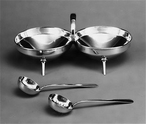 Twin bowls and spoons