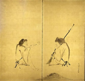 The Chinese Sages, Han shan and Shi de