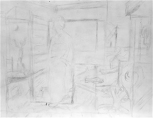 Sketch for "A Woman's Surroundings"