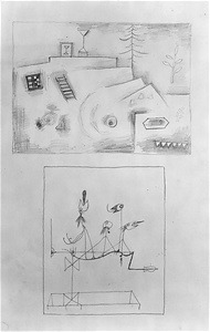 Copies of P.Klee's &quot;Last Snow&quot;(1927) and &quot;The Twittering Machine&quot;(1922)