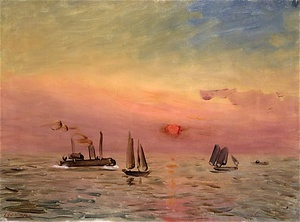Sunrise at a Harbor