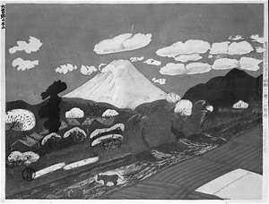 Mt. Fuji from Ohatano from &quot;Thirty-six Views of Fuji, the Holy Mountain&quot;