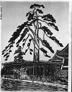 Pine Tree of the Zenyo-ji Temple (No.64 of "One Hundred Scenes from Tokyo Metropolis in the Showa Period")