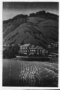Atami at Night (View from the Abe Ryokan)