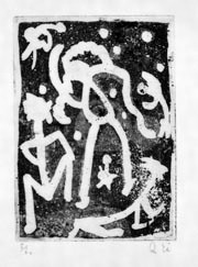 瑛九・銅版画 「SCALE V」より 210.神話 文化遺産オンライン