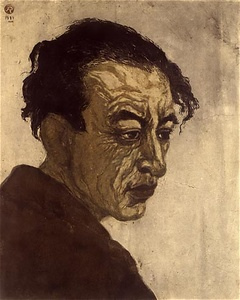 Portrait of Sakutaro Hagiwara, Author of &quot;Hyoto&quot; (lit. Ice Isle)
