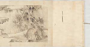 顔輝／釈迦三尊十六羅漢図 