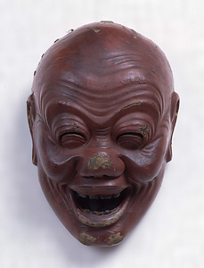 Bugaku Mask, Emimen type for Ninomai dance