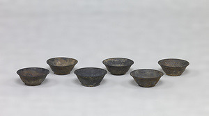 Set of Six Buddhist Ritual Bowls