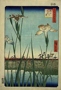 One Hundred Famous Places of Edo: Irises at Horikiri