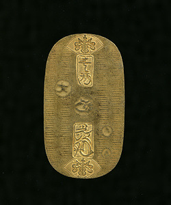 Gold Coin (&quot;Okiyo Koban&quot;) Minted in the Genbun Era for the Shogun