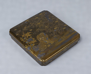 Writing Box with Tigers and Peonies