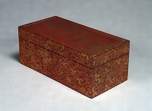 Box, Landscape design in gilded hair-line engraving