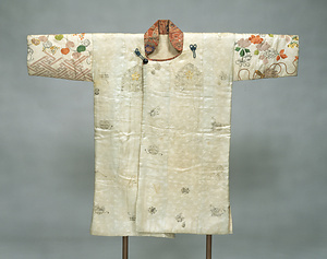 Cothes Worn Under Armor ("Yoroi Shitagi") with Bouquets, Myriad Treasures, and Scenes of Mount Penglai