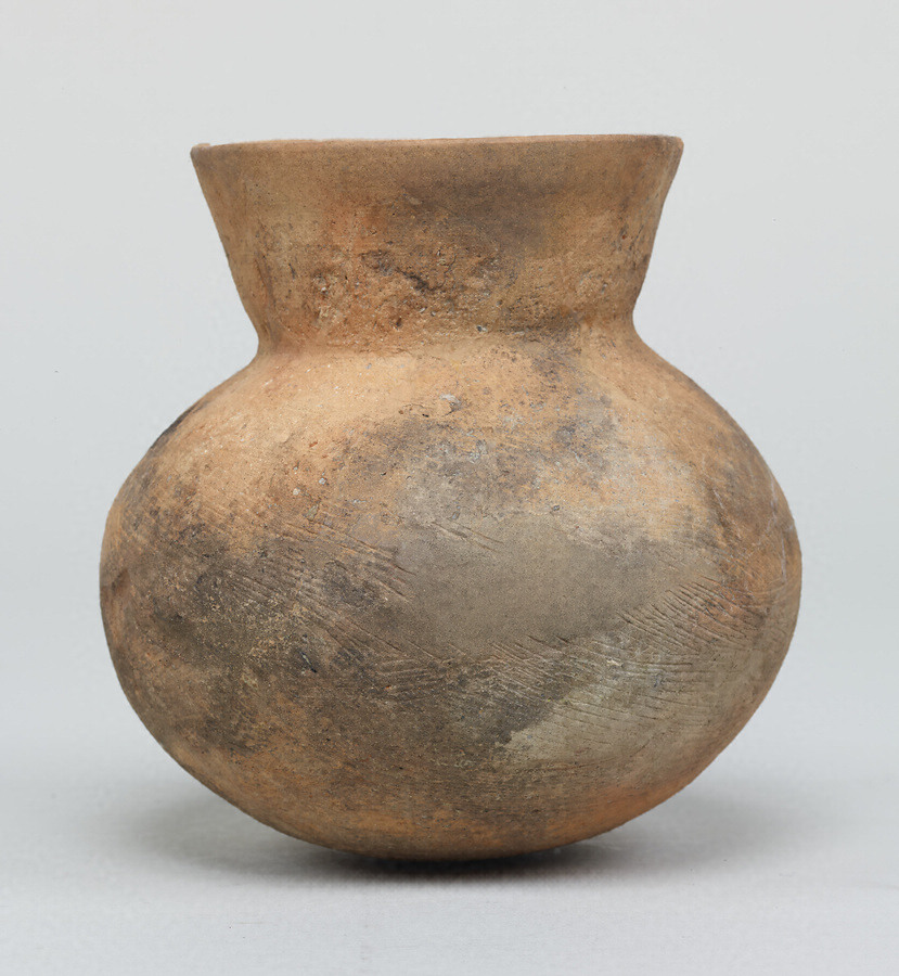 翔)土器 土師器 壺 古墳時代 綺麗なレンガ色 発掘品