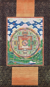 ガルバ・ヘーヴァジュラ十七尊曼荼羅（『ヴァジュラーヴァリー』曼荼羅集のうち14番）