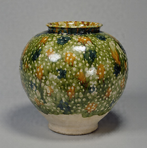 Three-color Glazed Jar