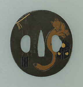 Sword Guard with a Shrine for the Deity Inari