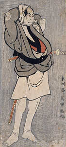 The Actor Otani Oniji III as Kawashima Jibugoro