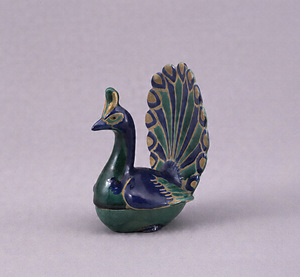 Incense Container in the Shape of a Peacock