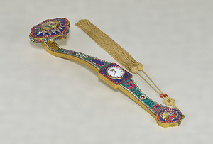 Scepter ([Ruyi]) with a Watch