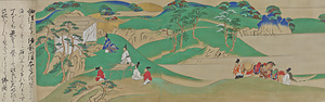 高階隆兼等／石山寺縁起 
