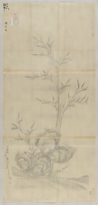 檀芝瑞／竹図 