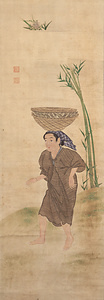 琉球風俗図・漁婦