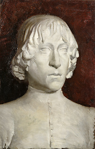 Plaster Bust of a Man