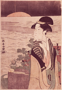 “Beautiful Women of the Four Seasons” from the Series [Sunrise on New Year's Day]
