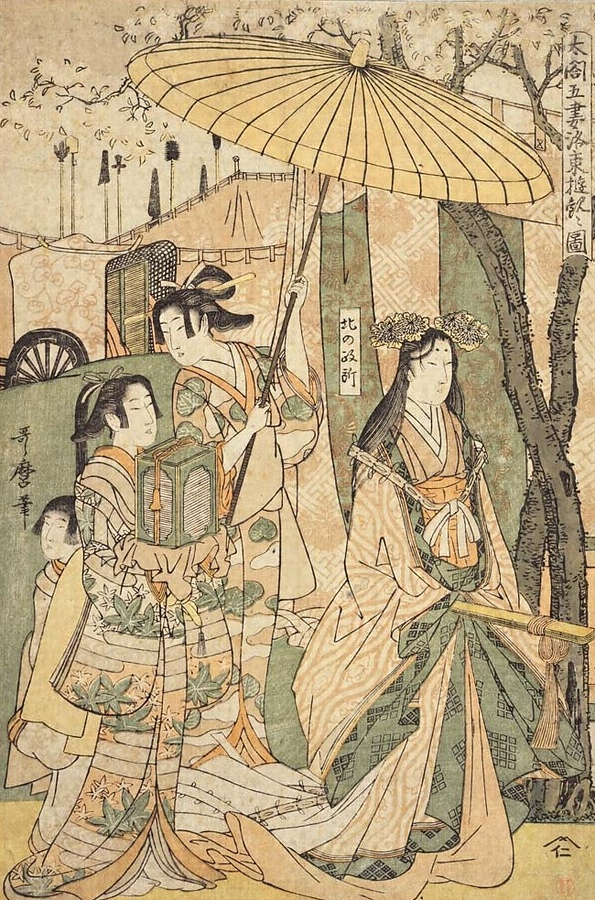 太閤五妻洛東遊観之図 文化遺産オンライン