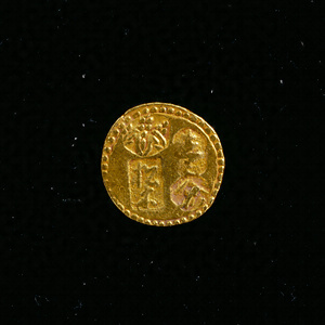Kokoshukin Muhaigokuin (Unmarked on back) Ichibukin, Gold coin