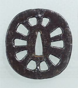 Sword Guard in the Shape of a Wheel with Openwork