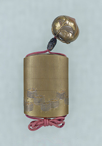 Case ("Inrō") with Spools of Thread