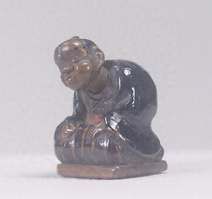 Toggle (&quot;Netsuke&quot;) in the Shape of a Nodding Man
