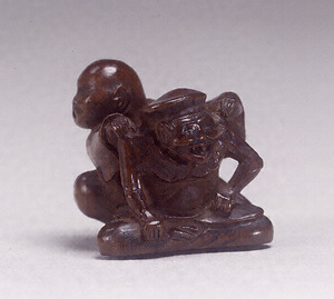 Toggle (&quot;Netsuke&quot;) in the Shape of a Masseur